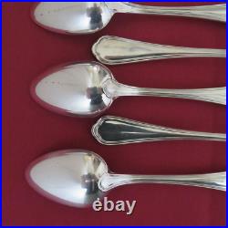 12 cuillères à soupe en métal argenté Christofle modèle spatours L 20,5 cm