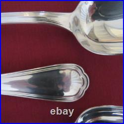 12 cuillères à soupe en métal argenté Christofle modèle spatours L 20,5 cm