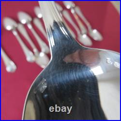 12 cuillères à soupe en métal argenté Christofle modèle spatours L 20,5 cm