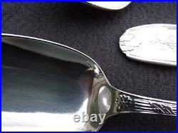 12 cuillères à soupe en métal argenté christofle modèle delafosse (empire)