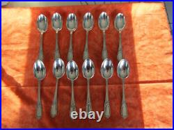 12 cuillières en métal argenté Frionnet François modèle louis XV 20,7 cm