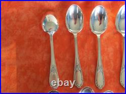 12 cuillières en métal argenté Frionnet François modèle louis XV 20,7 cm