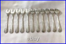 12 fourchette à huitre CHRISTOFLE métal argenté Modèle BOREAL couvert 15cm Table 12 fourchette à huitre CHRISTOFLE métal argenté Modèle BOREAL couvert 15cm Table
