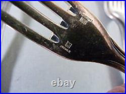 12 fourchettes CHRISTOFLE modèle ALBI métal argenté Couverts 20,5 cm