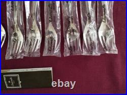 12 fourchettes a entremet en métal argenté modèle orly