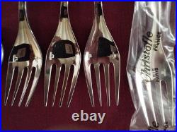 12 fourchettes a entremet en métal argenté modèle orly