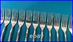 12 fourchettes a entremets CAILAR BAYARD modèle EMPIRE métal argenté MALMAISON