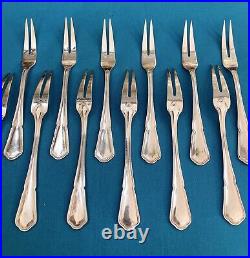 12 fourchettes à escargot ERCUIS modèle CONTOURS VICTORIA métal argenté Couvert