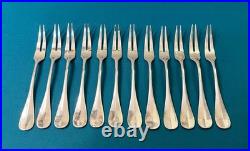 12 fourchettes a escargots ERCUIS modèle MUGUET métal argenté BAGUETTE FIDELIO