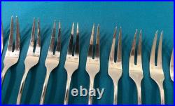 12 fourchettes a escargots ERCUIS modèle MUGUET métal argenté BAGUETTE FIDELIO