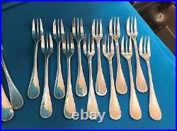 12 fourchettes à gateaux CHRISTOFLE modèle PERLES métal argenté Couvert Ménagère