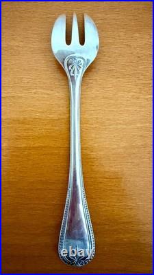 12 fourchettes à huître CHRISTOFLE modèle Malmaison en métal argenté