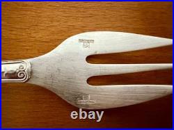 12 fourchettes à huître CHRISTOFLE modèle Malmaison en métal argenté