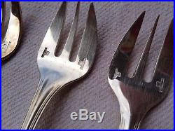12 fourchettes à huîtres Christofle modèle Spatours métal argenté