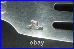 12 fourchettes en métal argenté christofle modèle coquille vendôme 20,5 cm