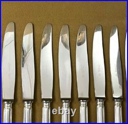12 grand couteau CHRISTOFLE modèle SPATOURS métal argenté Couvert Table 24,5 cm