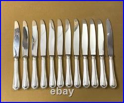 12 grand couteau CHRISTOFLE modèle SPATOURS métal argenté Couvert Table 24,5 cm