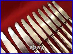 12 grand couteau de table CHRISTOFLE métal argenté Modèle PRINTANIA couvert 24,5