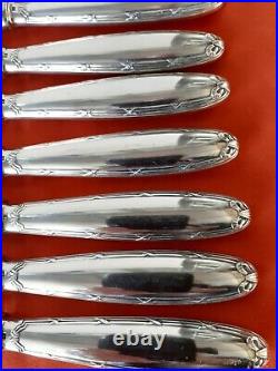 12 grand couteaux christofle modèle rubans croisés
