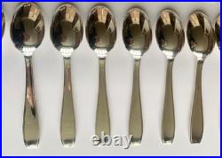 12 grandes cuillères Christofle en métal argenté modèle Atlas longueur 20.5cm