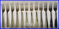 12 grandes fourchettes Christofle en métal argenté modèle Atlas longueur 20.5cm