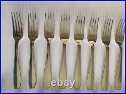 12 grandes fourchettes Christofle en métal argenté modèle Atlas longueur 20.5cm