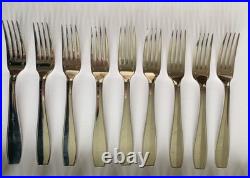 12 grandes fourchettes Christofle en métal argenté modèle Atlas longueur 20.5cm