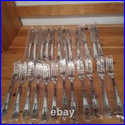 12 grands Couverts 24 Pièces CHRISTOFLE modèle AMERICA métal argenté