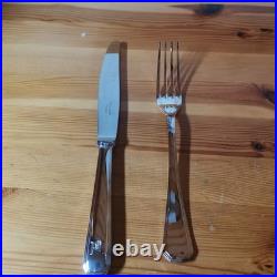 12 grands Couverts 24 Pièces CHRISTOFLE modèle AMERICA métal argenté