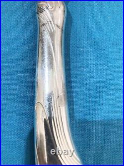 12 grands couteaux CHRISTOFLE modèle GRAMONT métal argenté ART NOUVEAU 25cm