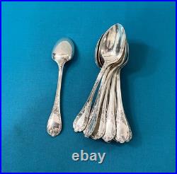 12 petites cuillères CHRISTOFLE modèle MARLY métal argenté couvert 13,5 cm
