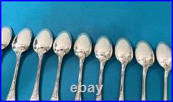 12 petites cuillères CHRISTOFLE modèle MARLY métal argenté couvert 13,5 cm