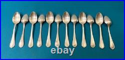 12 petites cuillères CHRISTOFLE modèle SPATOURS métal argenté couvert 13,5 cm