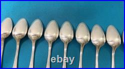 12 petites cuillères CHRISTOFLE modèle SPATOURS métal argenté couvert 13,5 cm