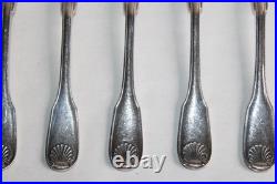 12 petites cuillères CHRISTOFLE modèle Vendôme, métal argenté, long. 13.5 cm