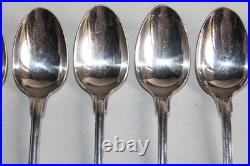 12 petites cuillères CHRISTOFLE modèle Vendôme, métal argenté, long. 13.5 cm