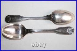 12 petites cuillères CHRISTOFLE modèle Vendôme, métal argenté, long. 13.5 cm