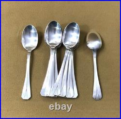 12 petites cuillères à café CHRISTOFLE modèle ATLANTIDE métal argenté 13,5 cm