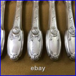 17 couteaux CHRISTOFLE modèle DELAFOSSE métal argenté Couverts Ménagère Table