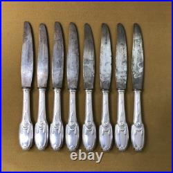 17 couteaux CHRISTOFLE modèle DELAFOSSE métal argenté Couverts Ménagère Table