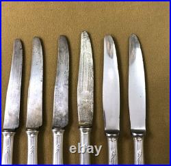 17 couteaux CHRISTOFLE modèle DELAFOSSE métal argenté Couverts Ménagère Table
