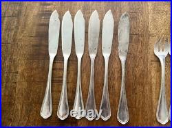 19 Couverts à gâteaux CHRISTOFLE modèle SPATOURS métal argenté table Fourchette