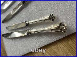 24 Couteaux En Métal Argenté Christofle Modèle Port Royale