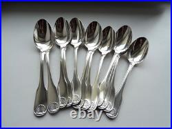 24 couverts à dessert CHRISTOFLE modele coquille VENDOME métal argenté 17 cm