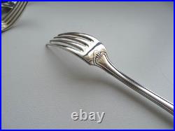 24 couverts à dessert CHRISTOFLE modele coquille VENDOME métal argenté 17 cm