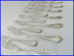 24 couverts à poisson Ercuis modèle Sully, métal argenté, 60 gr argent TBE 24 couverts à poisson Ercuis modèle Sully, métal argenté, 60 gr argent TBE