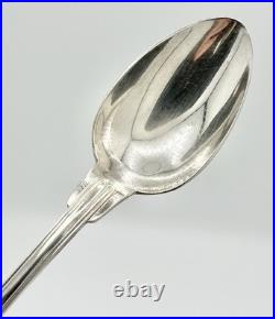 5 cuillères de table Christofle modèle filet Chinon métal argenté