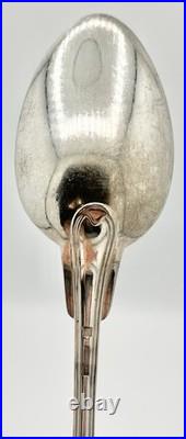 5 cuillères de table Christofle modèle filet Chinon métal argenté