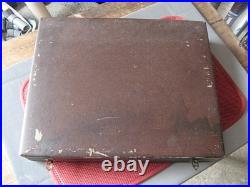 ++531.21 Menagere 37 Pieces En Metal Argente Orfevre O. L. Modele Uniplat