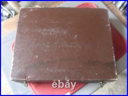 ++531.21 Menagere 37 Pieces En Metal Argente Orfevre O. L. Modele Uniplat